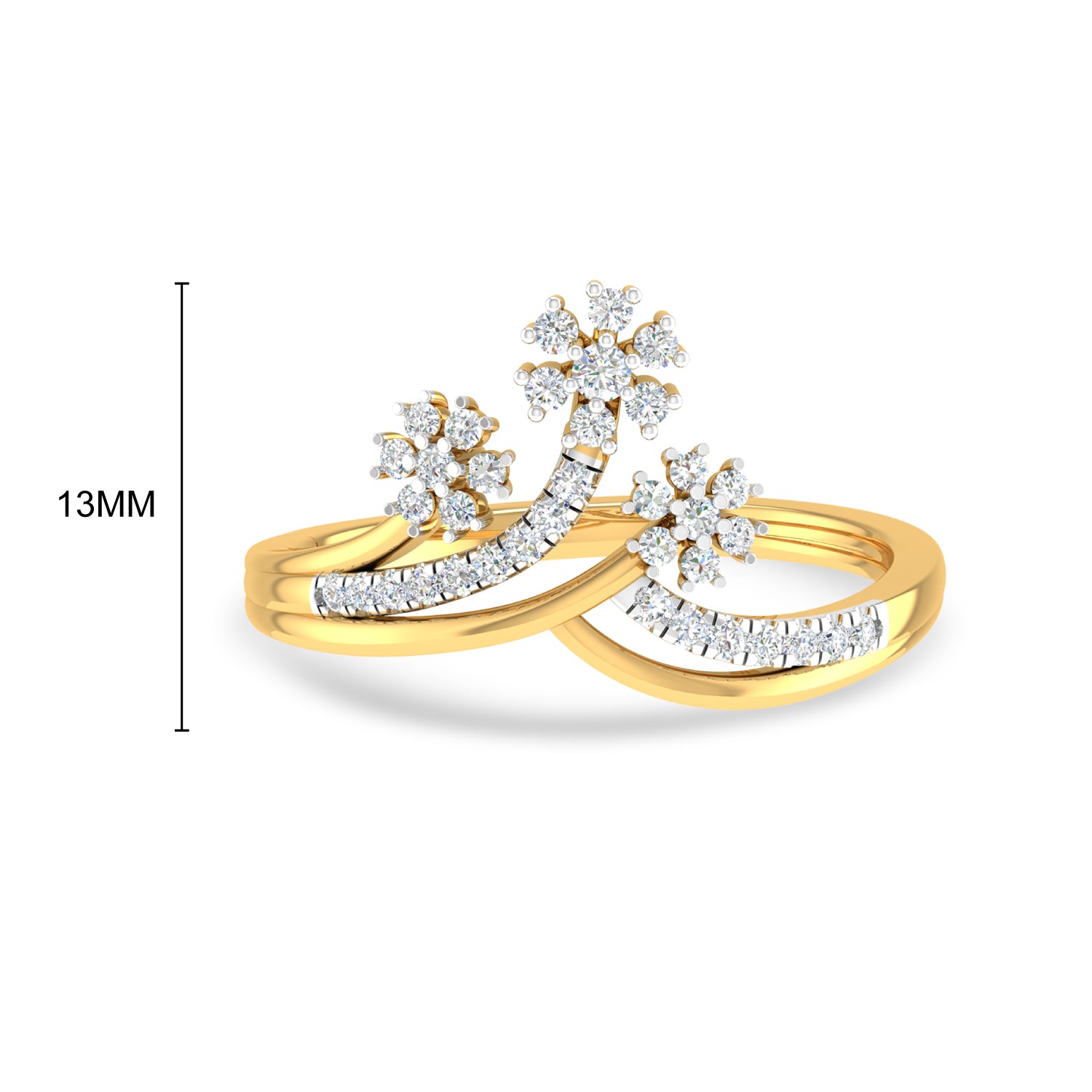 Trio Flower Ring