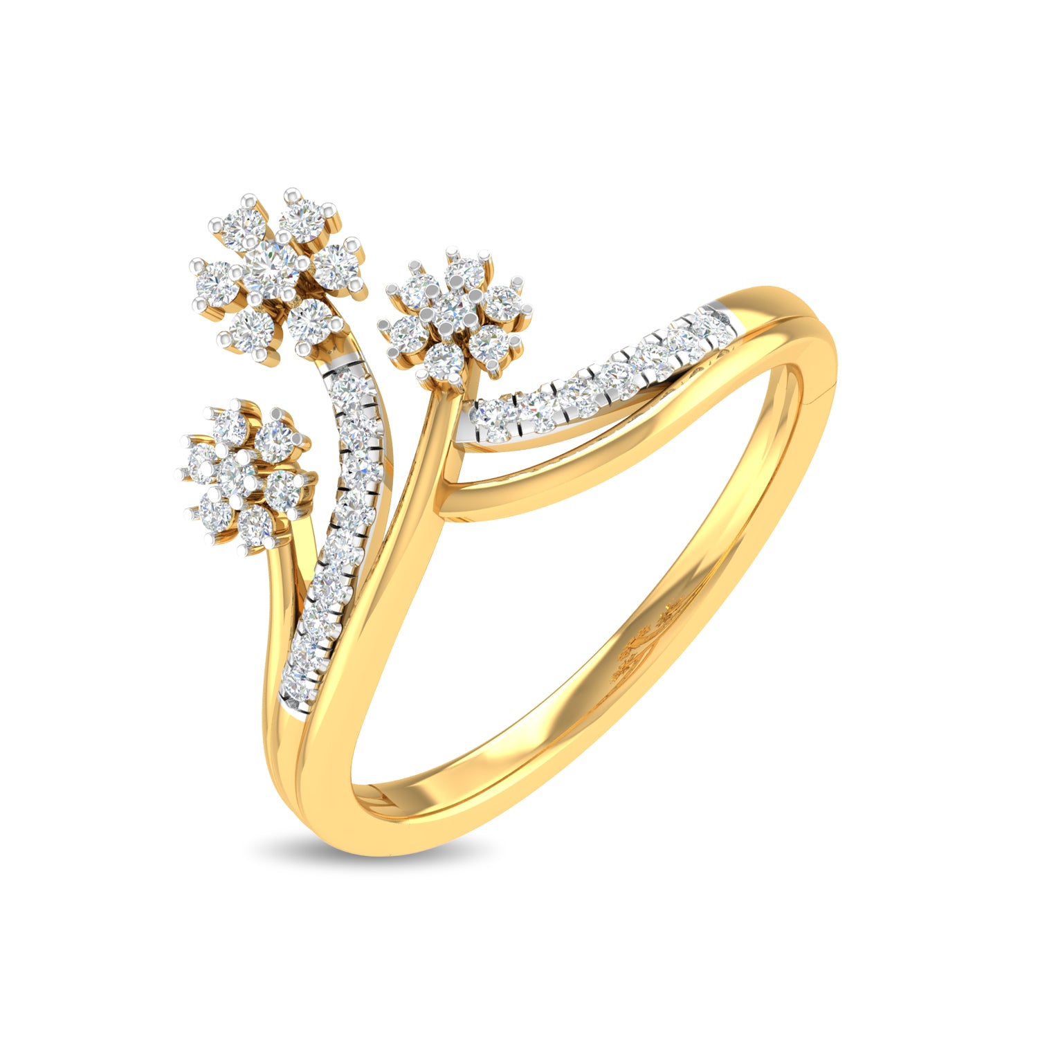 Trio Flower Ring