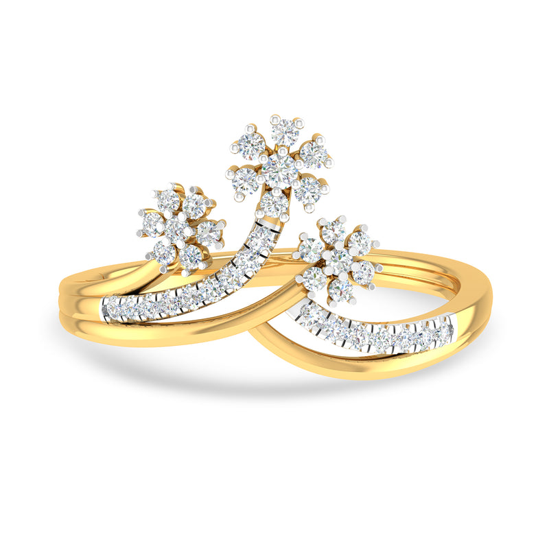 Trio Flower Ring