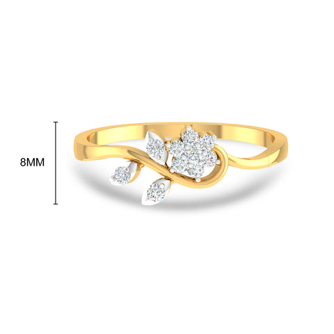 Bunch Floral Ring