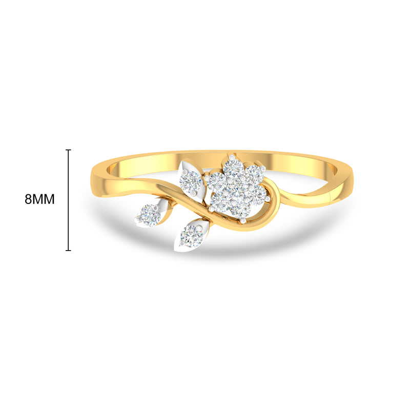 Bunch Floral Ring