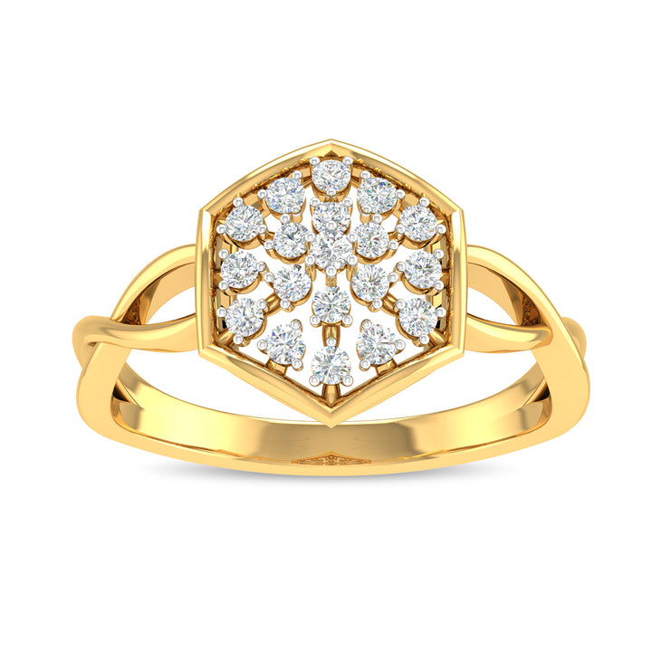 Ella Hexagon Ring