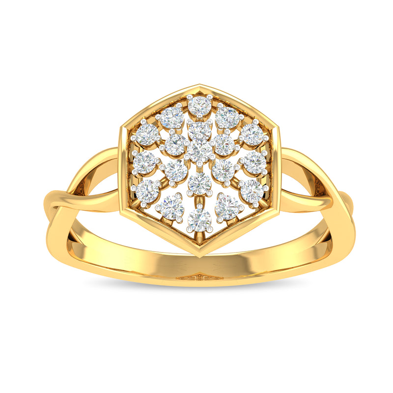 Ella Hexagon Ring