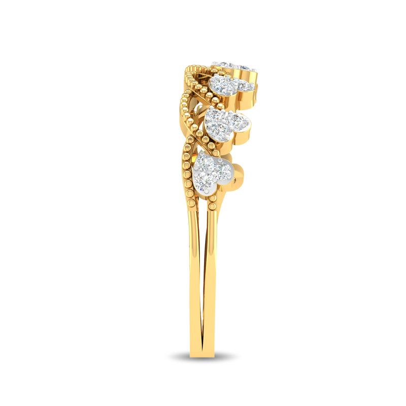 Heartwave Ring