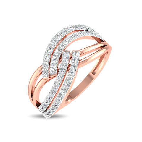 Winding Wave Ring