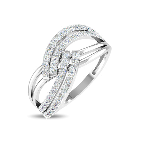 Winding Wave Ring