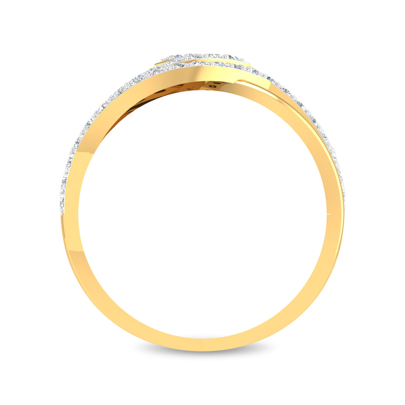 Winding Wave Ring