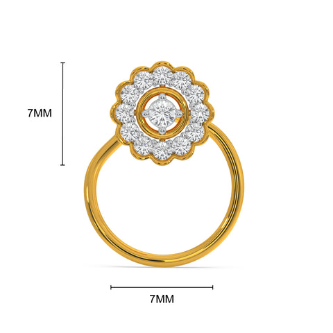 Graffy Nose Pin