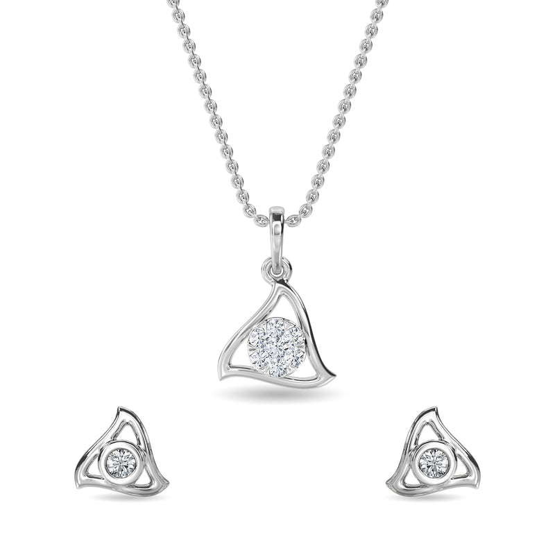 Ruby Pendant Set