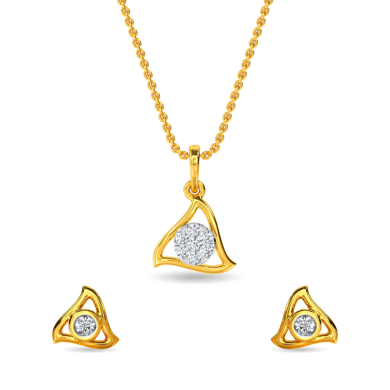 Ruby Pendant Set