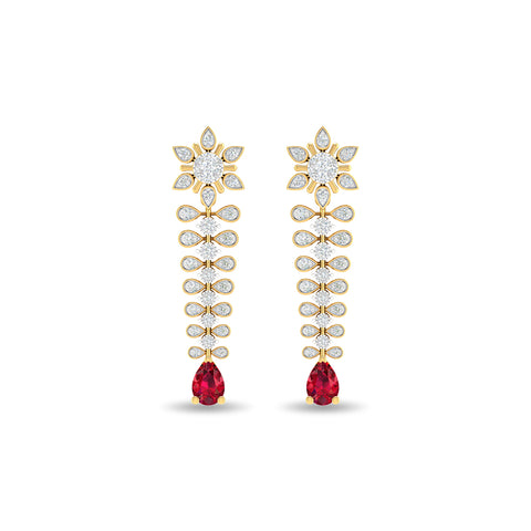Star Danglign Earring