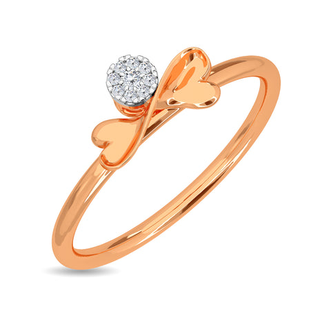 Bow Diamond Ring