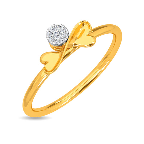 Bow Diamond Ring