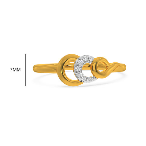 Triple Curve Ring