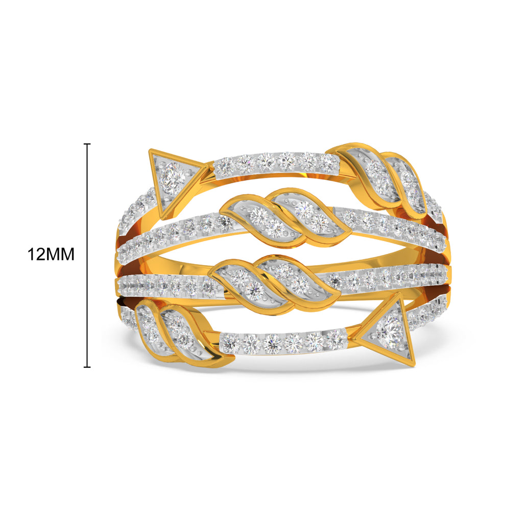 Fancy Abstract Ring