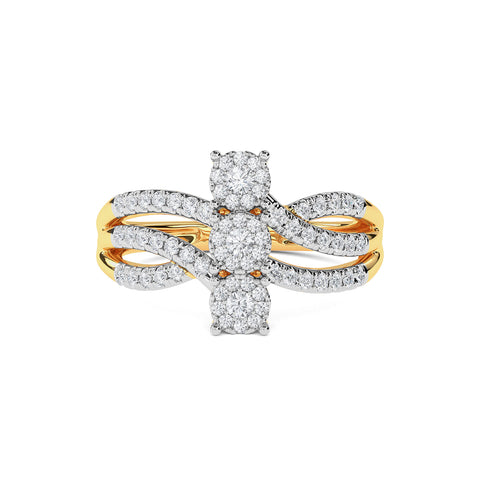 Big Three Composite Look Ring