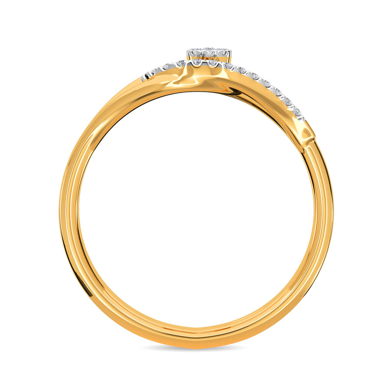 Swirl And Twist Ring