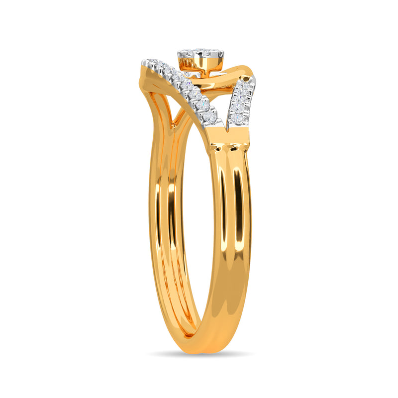 Swirl And Twist Ring