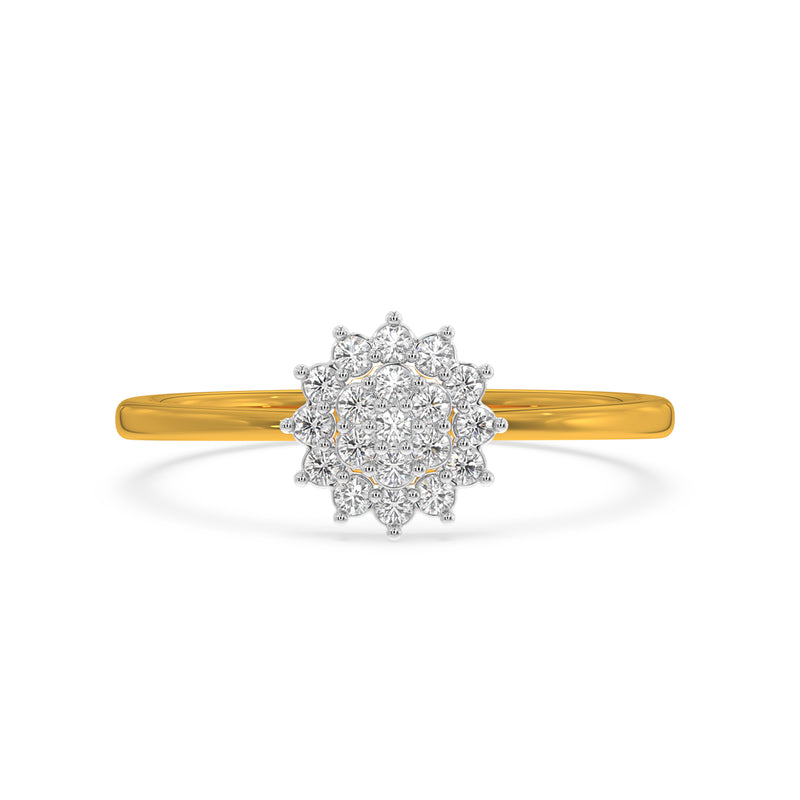 Floral Cluster Ring