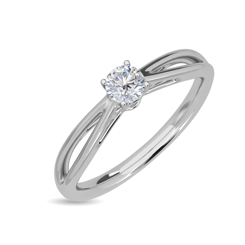 Aural Solitaire Ring