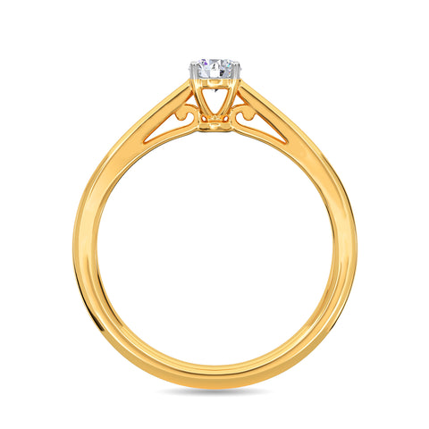 Aural Solitaire Ring