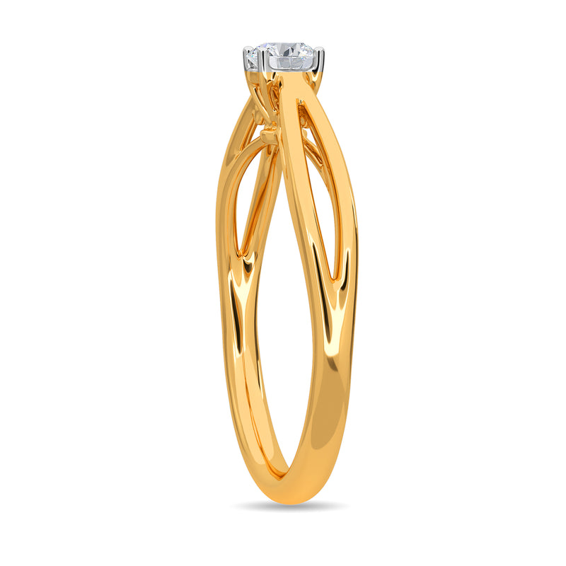 Aural Solitaire Ring