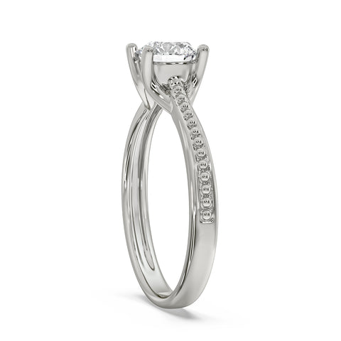 0.75 CT Enigma Solitaire Ring