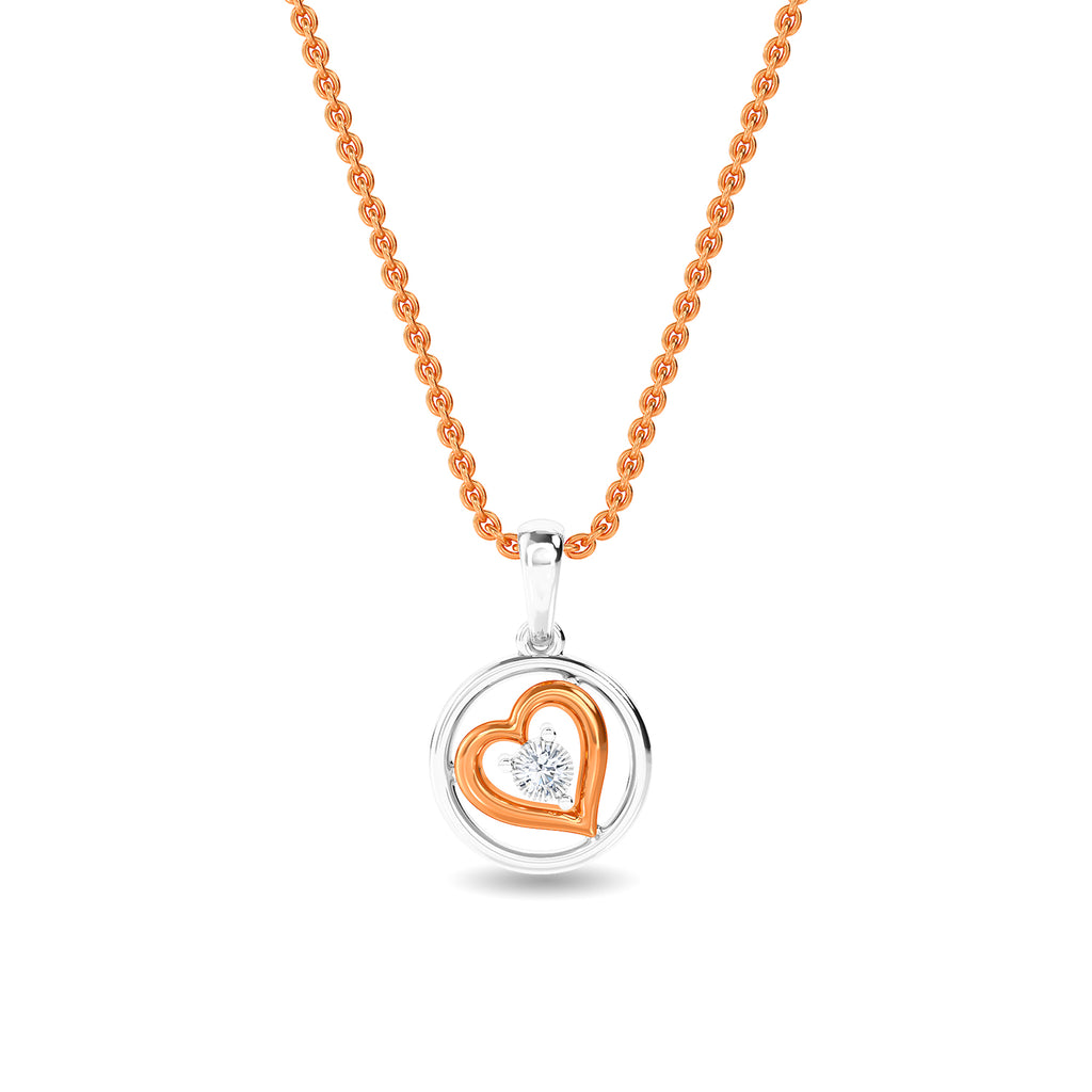 Round Heart Kids Pendant