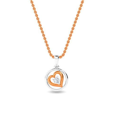 Round Heart Kids Pendant