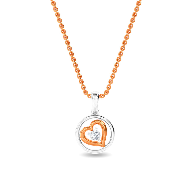 Round Heart Kids Pendant