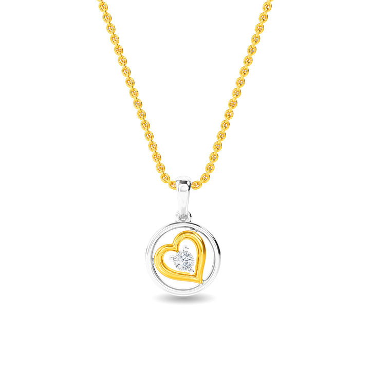 Round Heart Kids Pendant