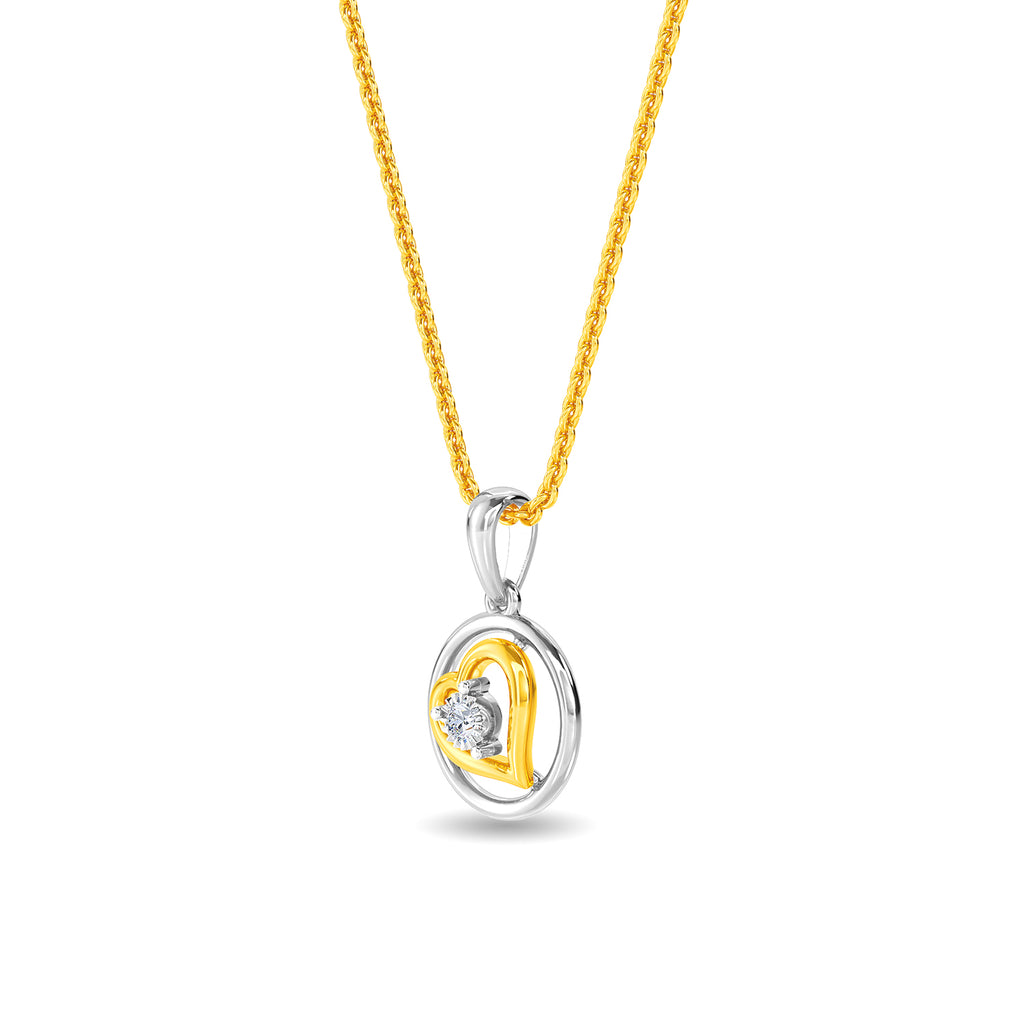 Round Heart Kids Pendant