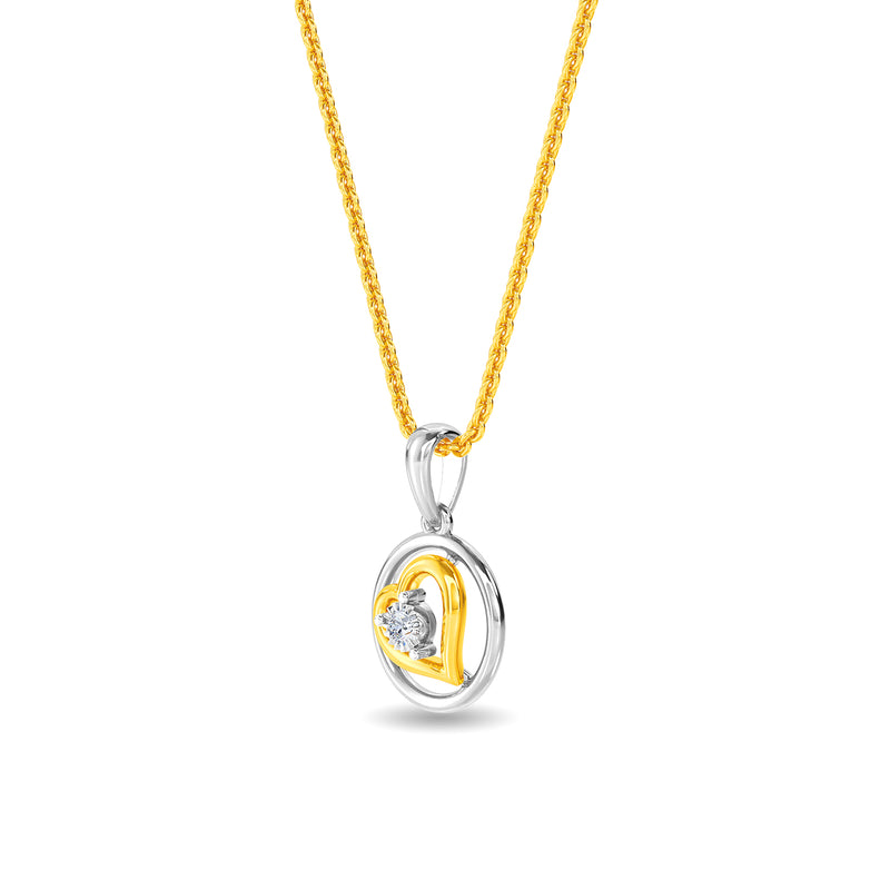 Round Heart Kids Pendant