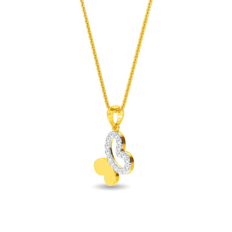 Bijou Butterfly Pendant Set