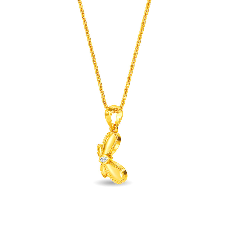 Sparkling Butterfly Pendant