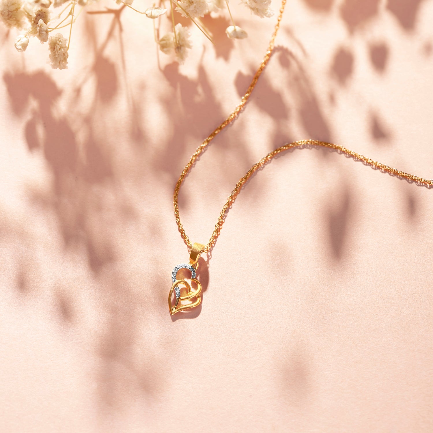 Twin Mate Heart Pendant