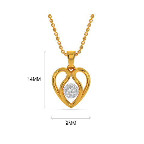 Enamored Heart Pendant