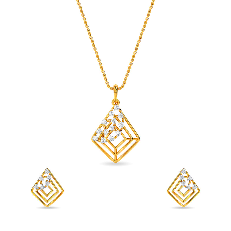 Amber Pendant Set