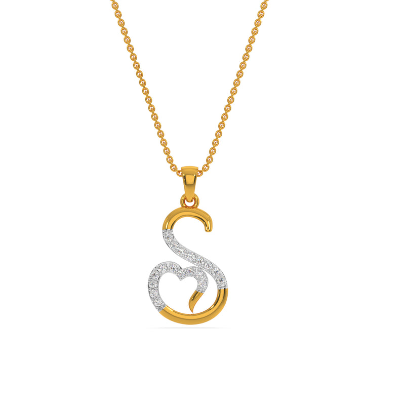 Alphabet S Pendant