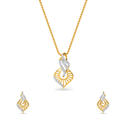 Durva Pendant Set