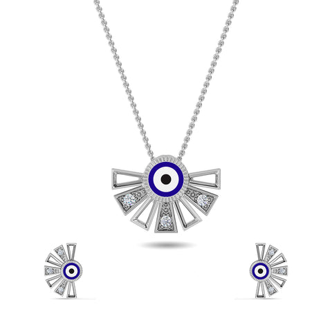 Garima Evil Eye Pendant Set