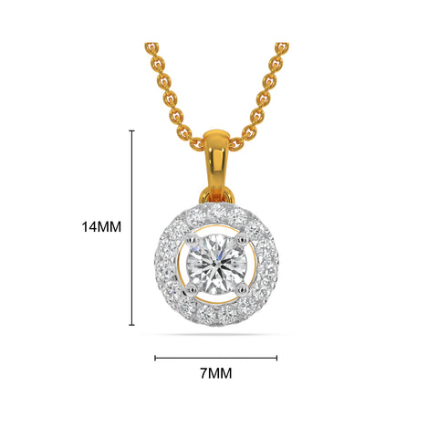 Sienna Solitaire Pendant