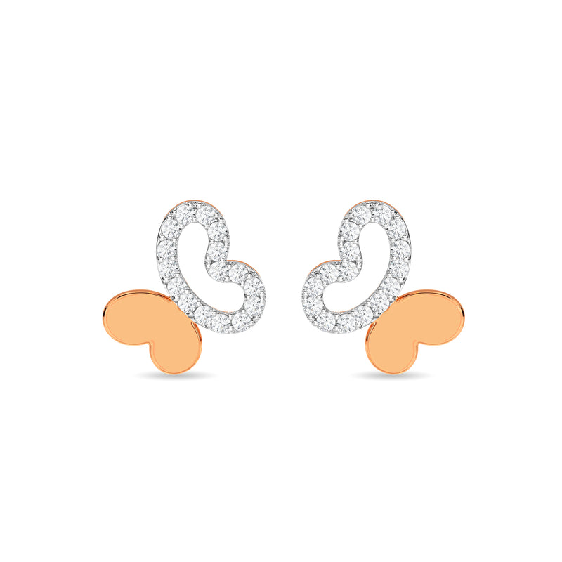 Bijou Butterfly Kids Studs