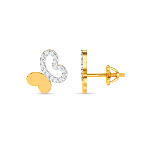 Bijou Butterfly Kids Studs