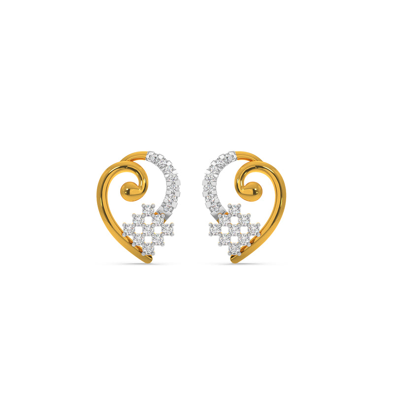 Splendour Check Earring