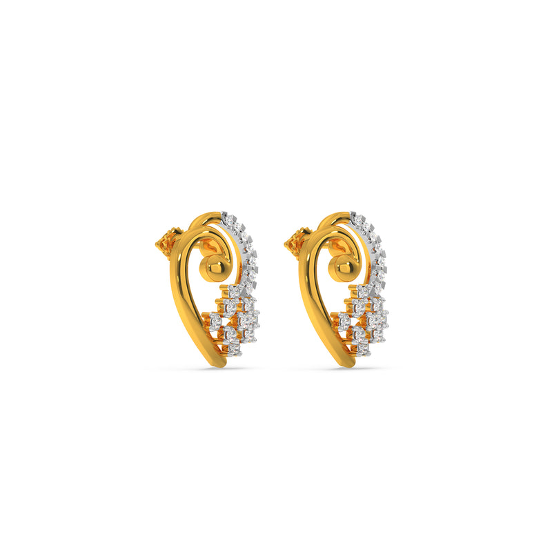 Splendour Check Earring