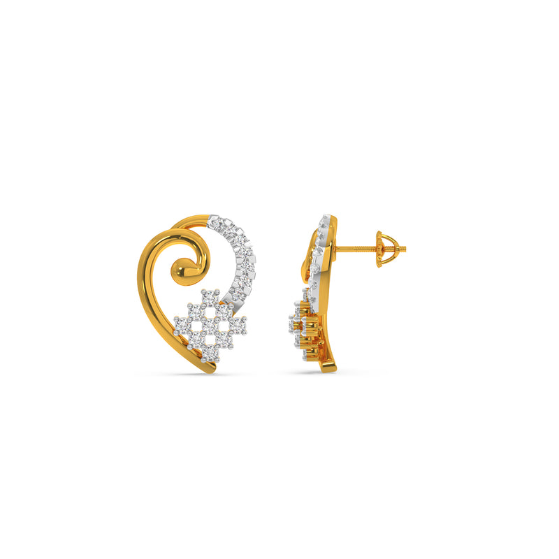 Splendour Check Earring