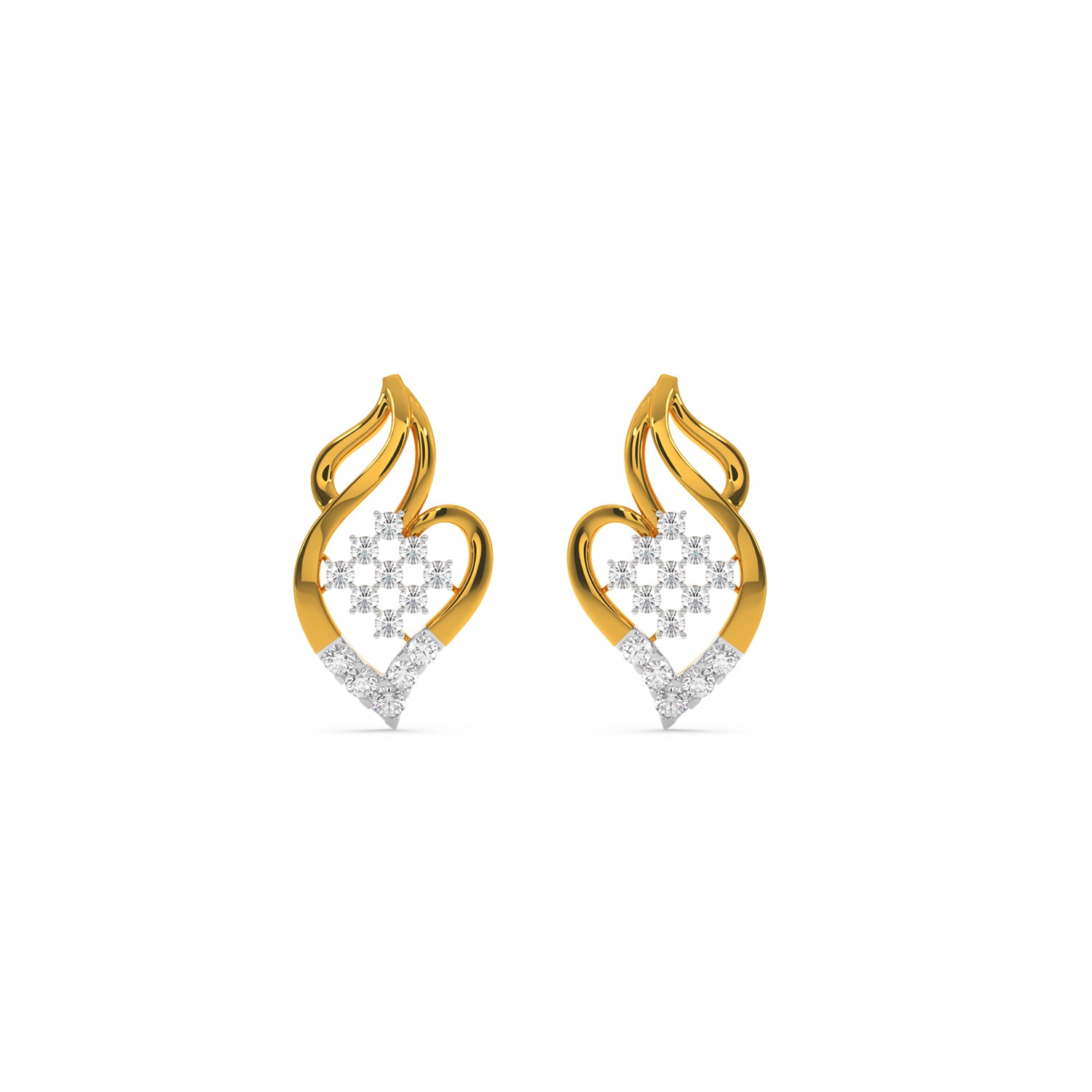 Dazzling Square Earring