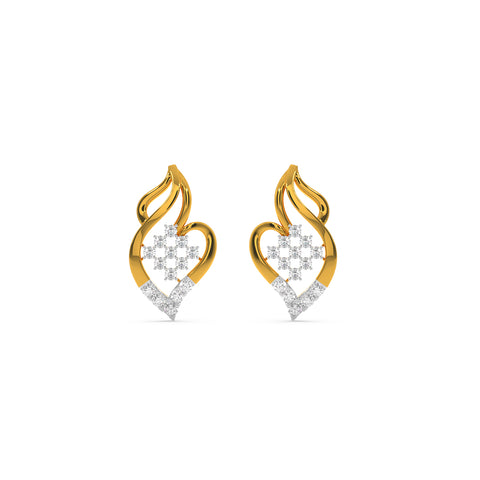 Dazzling Square Earring