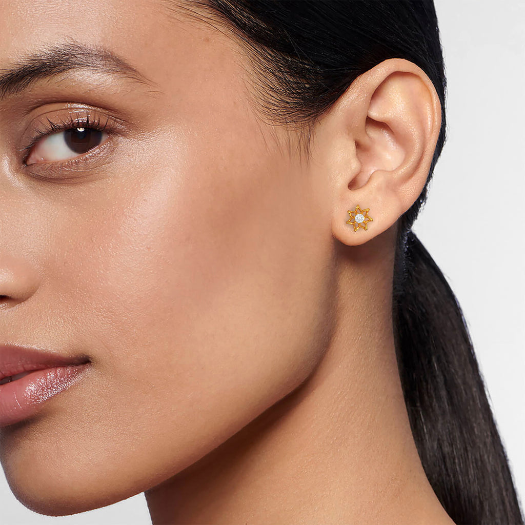 Fancy Flowery Earring